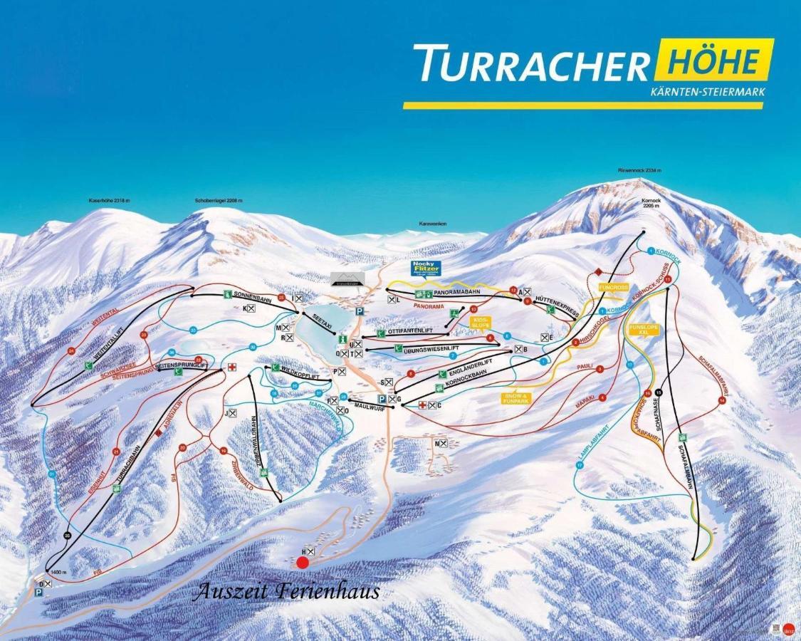 Auszeit Ferienhaus Fur 6 Personen ,Mit Grosser Terrasse Und Panoramablick, Turracher Hohe -A1 Haus 436 A Links- Eksteriør bilde